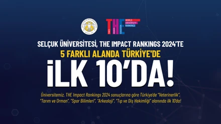 Selçuk Üniversitesi, THE sıralamalarında önemli başarı elde etti